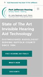 Mobile Screenshot of pjspeech-hearing.com